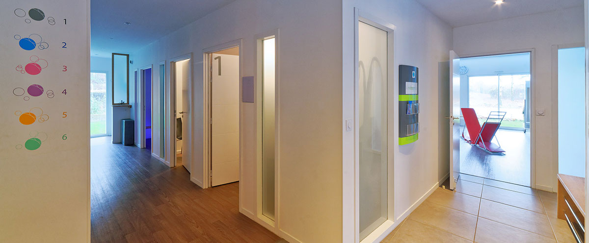 Intérieur du Centre Kinéosmose, Kinésithérapie, bien-être à Pontcharra